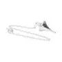 Péndulo Punta en Baño de Plata 1,8 x 3,5 cm aprox. | Tienda Esotérica Changó