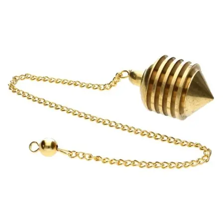 Péndulo Telúrico 4 Baterías de Bronce | Tienda Esotérica Changó