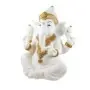 Figura Ganesha Sentada 36 cm - Blanca y Dorada– Resina Extra | Tienda Esotérica Changó