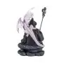 Figura Brujo Sentado con Dragón 16 cm – Resina Extra | Tienda Esotérica Changó