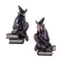 Figura Bruja Sentada en Libro 13 cm – Resina Extra | Tienda Esotérica Changó