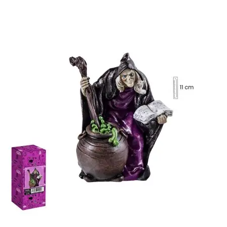 Figura Bruja con Pocima 11 cm – Resina Extra | Tienda Esotérica Changó