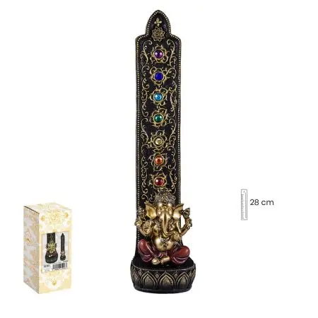 Portaincienso Ganesha 28 cm – Resina Extra | Tienda Esotérica Changó