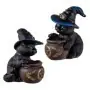 Figura Gato Brujo con Tinaja 11 cm – Resina Extra | Tienda Esotérica Changó