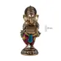 Figura Ganesha con Sitar (Veena) 20 cm – Resina Extra | Tienda Esotérica Changó