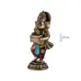 Figura Ganesha con Sitar (Veena) 20 cm – Resina Extra | Tienda Esotérica Changó
