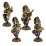 Figura Ganesha con Sitar (Veena) 20 cm – Resina Extra | Tienda Esotérica Changó