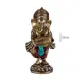 Figura Ganesha con Harmonium 20 cm – Resina Extra | Tienda Esotérica Changó