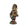 Figura Ganesha con Tambor Dholak 20 cm – Resina Extra | Tienda Esotérica Changó