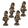 Figura Ganesha con Tambor Dholak 20 cm – Resina Extra | Tienda Esotérica Changó