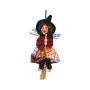 Figura Bruja Voladora con Escoba 16 cm - Rojo - Para Colgar | Tienda Esotérica Changó