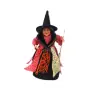 Figura Bruja con Escoba 24 cm - Rojo | Tienda Esotérica Changó
