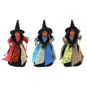 Pack Figura Bruja con Escoba 24 cm