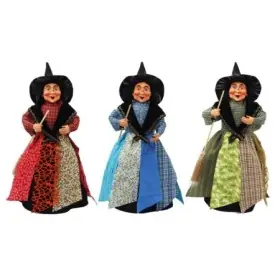 Pack Figura Bruja con Escoba 34 cm