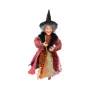 Figura Bruja Voladora con Escoba 48 cm - Rojo