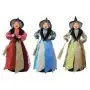 Figura Bruja con Escoba 58 cm - Azul | Tienda Esotérica Changó