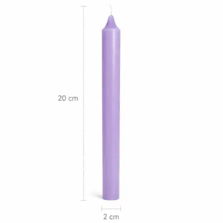 Vela Lila 20 x 2 cm vela bujia lila
