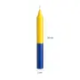 Vela Amarillo - Azul | Vela Bujía Amarillo - Azul | Tienda Esotérica Changó