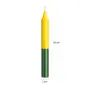 Vela Amarillo - Verde | Vela Bujía Amarillo - Verde | Tienda Esotérica Changó