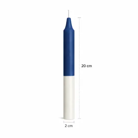 Vela Celeste - Blanco | Vela Bujía Celeste - Blanco | Tienda Esotérica Changó