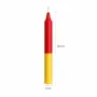 Vela Rojo - Amarillo | Vela Bujía Rojo - Amarillo | Tienda Esotérica Changó