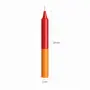 Vela Rojo - Naranja | Vela Bujía Rojo - Naranja | Tienda Esotérica Changó