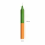 Vela Verde - Naranja | Vela Bujía Verde - Naranja | Tienda Esotérica Changó