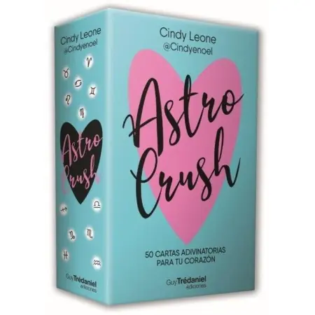 Cartas Adivinatorias Astro Crush | 9782813236395 | Guy Tredaniel | Tienda Esotérica Changó