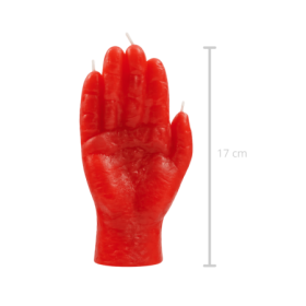 Vela Mano Poderosa - Roja