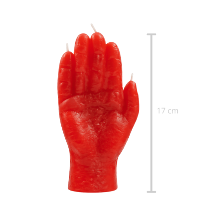 Vela Mano Poderosa - Roja