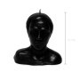 Vela Cabeza Hombre - Negra