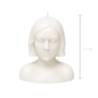 Vela Cabeza Mujer - Blanca