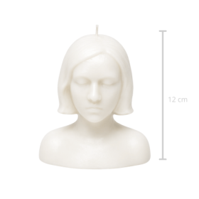 Vela Cabeza Mujer - Blanca