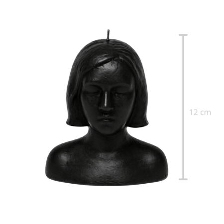 Vela Cabeza Mujer - Negra