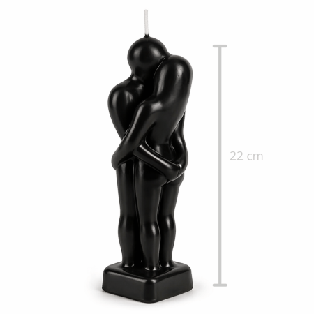 Vela Pareja Entrelazada - Negra