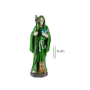 Figura Santa Muerte | 8435266167006 | Figura Santa Muerte 5 cm - Verde - Resina Extra