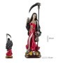 Figura Santa Muerte Encarnada | 8435266161431 | Figura Santa Muerte Encarnada 36 cm - Roja - Resina Extra