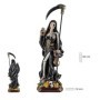 Figura Santa Muerte Encarnada | 8435266161424 | Figura Santa Muerte Encarnada 36 cm - Negra - Resina Extra