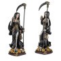 Figura Santa Muerte Encarnada 36 cm - Negra - Resina Extra | Tienda Esotérica Changó