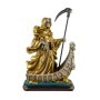 Figura Santa Muerte en Barca 35 cm - Dorada - Resina Extra | Tienda Esotérica Changó