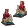 Figura Santa Muerte en Barca 21 cm - Roja - Resina Extra | Tienda Esotérica Changó