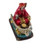 Figura Santa Muerte en Barca 21 cm - Roja - Resina Extra | Tienda Esotérica Changó