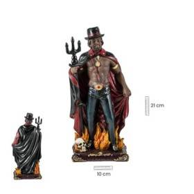 Figura Exú - 21 cm - Resina Extra %separator% %ean13% %separator% %product-name%