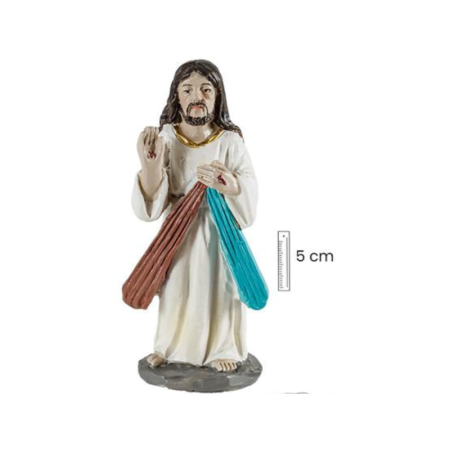 Figura Jesús Misericordioso | 8435266259992 | Figura Jesús Misericordioso 5 cm - Resina Extra