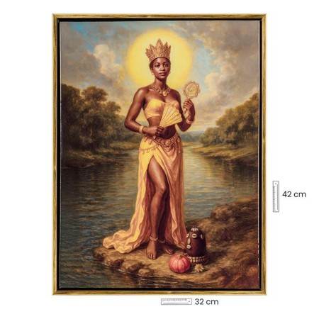 Cuadro Ochun | 8435266167631 | Cuadro Ochun 30 x 40 cm - Marco Dorado