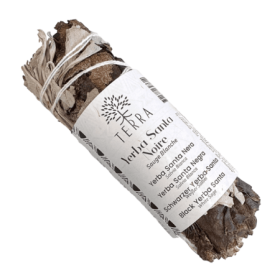 Atado de Salvia Blanca + Yerba Santa Negra 25-30 grr 10 cm