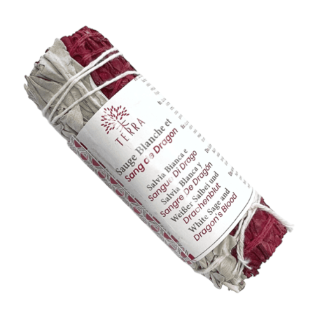 Atado de Salvia Blanca + Sangre de Dragón 25-30 gr 10 cm