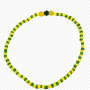 Ilde de Santería Orula Orunmila Premium 14 cm amarillo y verde