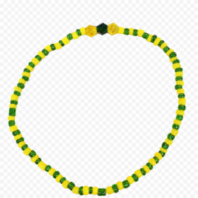 Ilde de Santería Orula Orunmila Premium 14 cm amarillo y verde