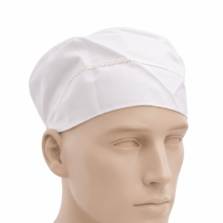 Akete Obatalá Blanco – Gorro Ritual Sencillo